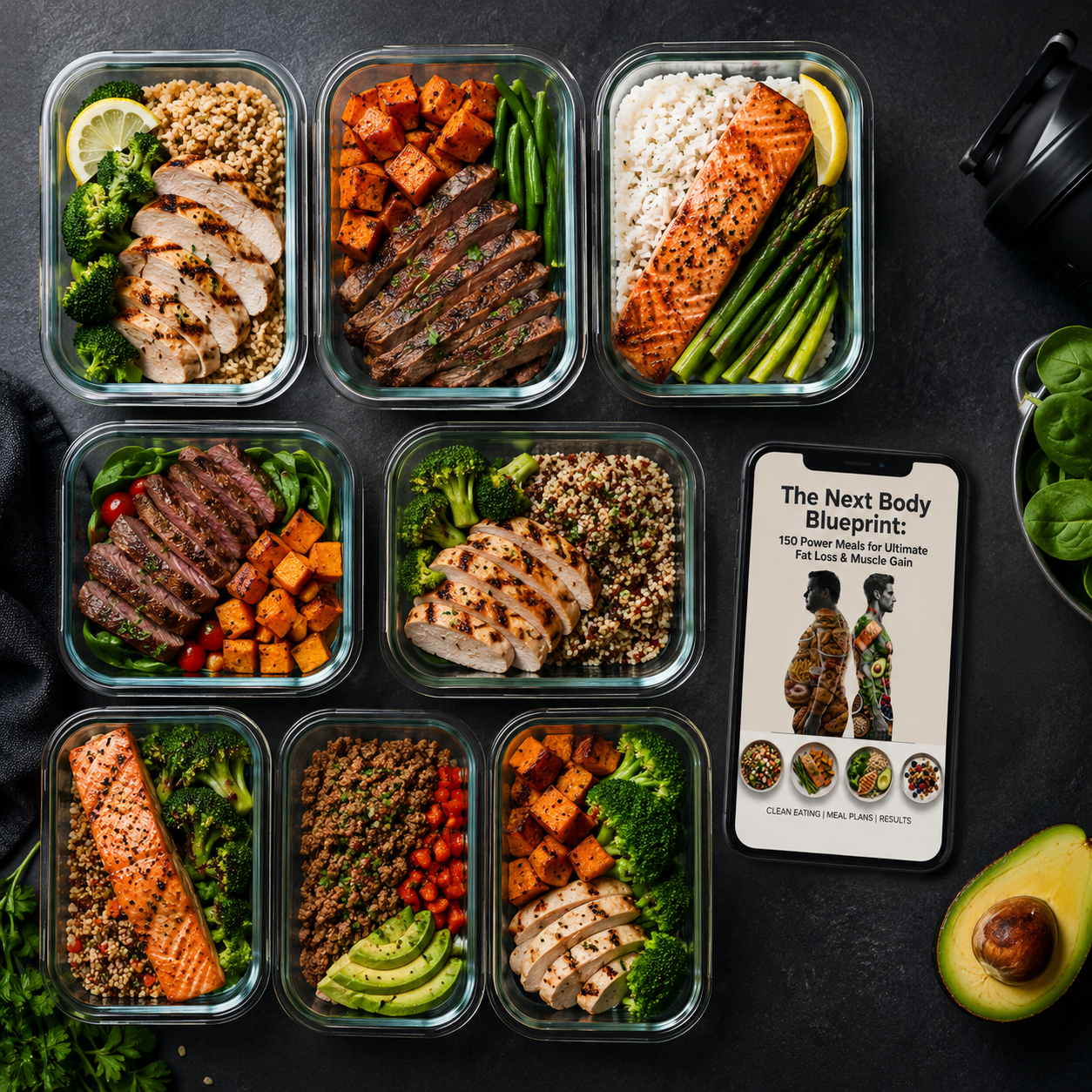 150 Power Meals For Ultimate Fat Loss And Muscle Gain